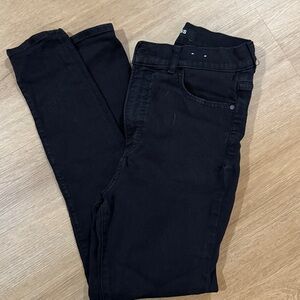 Express skinny super high rise Black Skinny Jeans